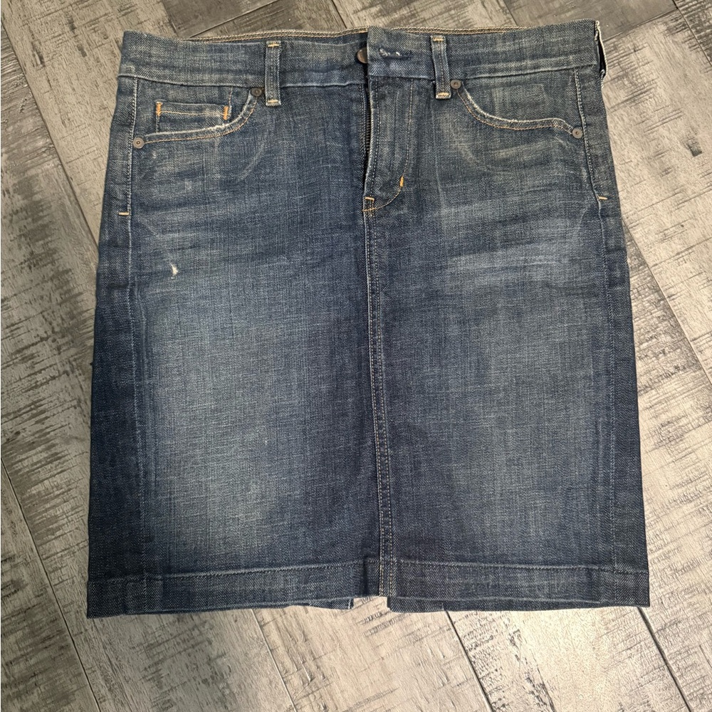 Citizens of Humanity Pencil Skirt in Faded Blue